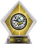 Awards Bust-Out Soccer Yellow Diamond Ice Trophy