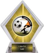 Awards P.R. Male Soccer Yellow Diamond Ice Trophy