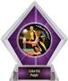 Awards PR1 Volleyball Purple Diamond Ice Trophy