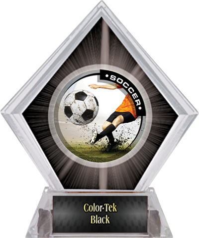 Awards P.R. Male Soccer Black Diamond Ice Trophy. Personalization is available on this item.
