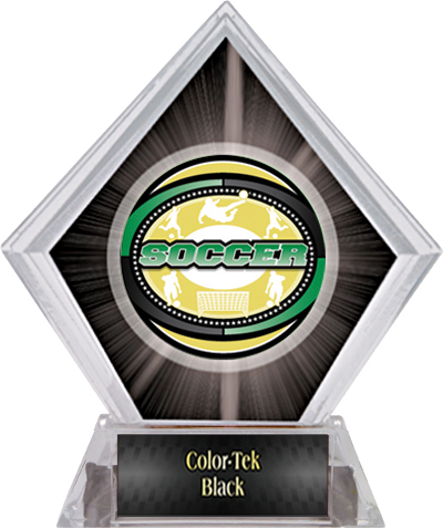 Awards Classic Soccer Black Diamond Ice Trophy. Personalization is available on this item.