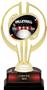 Gold Hurricane 7" Patriot Volleyball Trophy