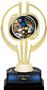 Awards Gold Hurricane 7" P.R.2 Football Trophy