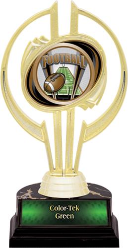 Awards Gold Hurricane 7" ProSport Football Trophy. Personalization is available on this item.