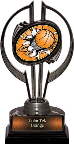 Black Hurricane 7" Bust-Out Basketball Trophy. Personalization is available on this item.