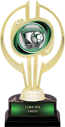 Awards Gold Hurricane 7" ProSport Soccer Trophy. Personalization is available on this item.