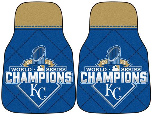 KC Royals World Series Champions Car Mats (set)