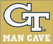 Fan Mats Georgia Tech Man Cave Tailgater Mat