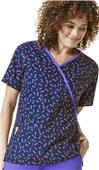 WonderWink Juliet Print Womens Scrub Top WonderWink Juliet Print Womens Scrub Top