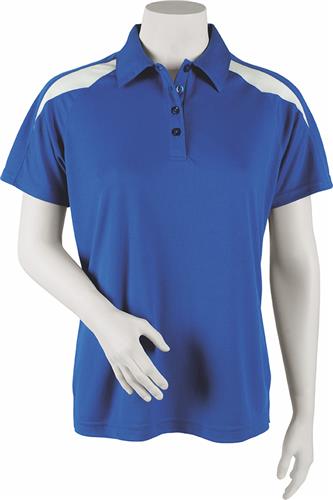 Century Place Lady Riviera Contrast Insert Polo. Printing is available for this item.