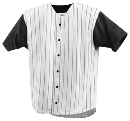 Full Button Pinstripe Baseball Jerseys 