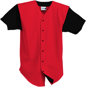 Colorblock Full Button Baseball Jerseys-Closeout