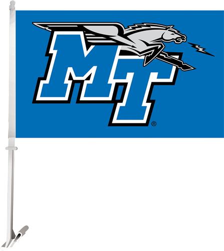 Collegiate Middle Tennessee 2-Sided 11x18 Car Flag