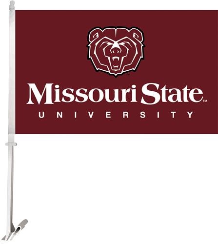 Collegiate Missouri State 2-Sided 11"x18" Car Flag