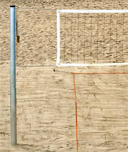 driveway volleyball poles