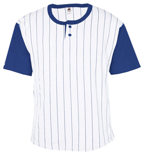 Badger Youth Pinstripe Placket Baseball Jerseys. Decorated in seven days or less.
