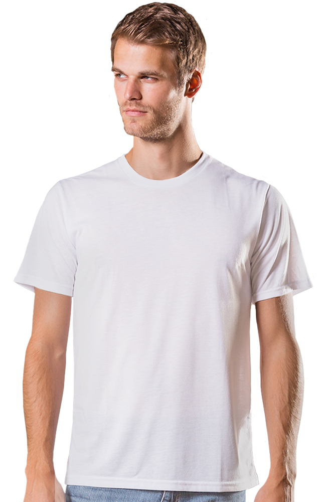 E111899 In Your Face Apparel Mens Ultra Soft Poly Tee
