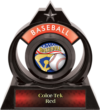 Hasty Awards Eclipse 6" Americana Baseball Trophy. Personalization is available on this item.