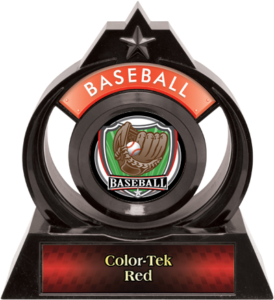 Hasty Awards Eclipse 6" Shield Baseball Trophy. Personalization is available on this item.