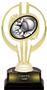 Awards Gold Hurricane 7" Bust-Out Baseball Trophy