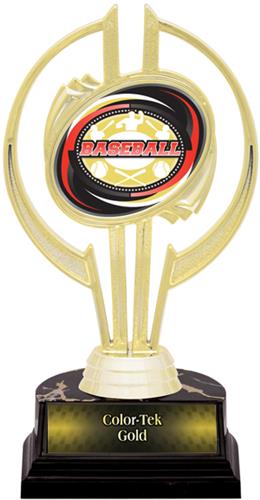 Awards Gold Hurricane 7" Classic Baseball Trophy. Personalization is available on this item.