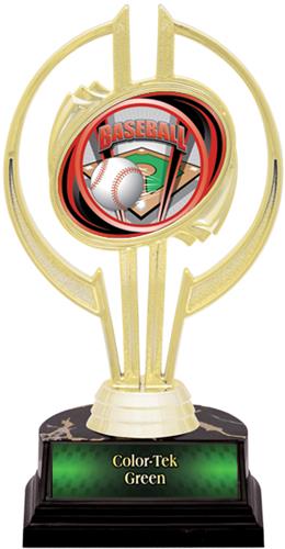 Awards Gold Hurricane 7" ProSport Baseball Trophy. Personalization is available on this item.
