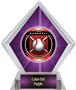 2" Legacy Baseball Purple Diamond Ice Trophy