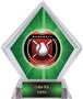 2" Legacy Baseball Green Diamond Ice Trophy