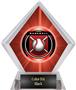 2" Legacy Baseball Red Diamond Ice Trophy