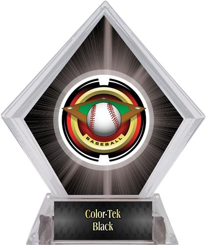 Awards Saturn Baseball Black Diamond Ice Trophy. Personalization is available on this item.