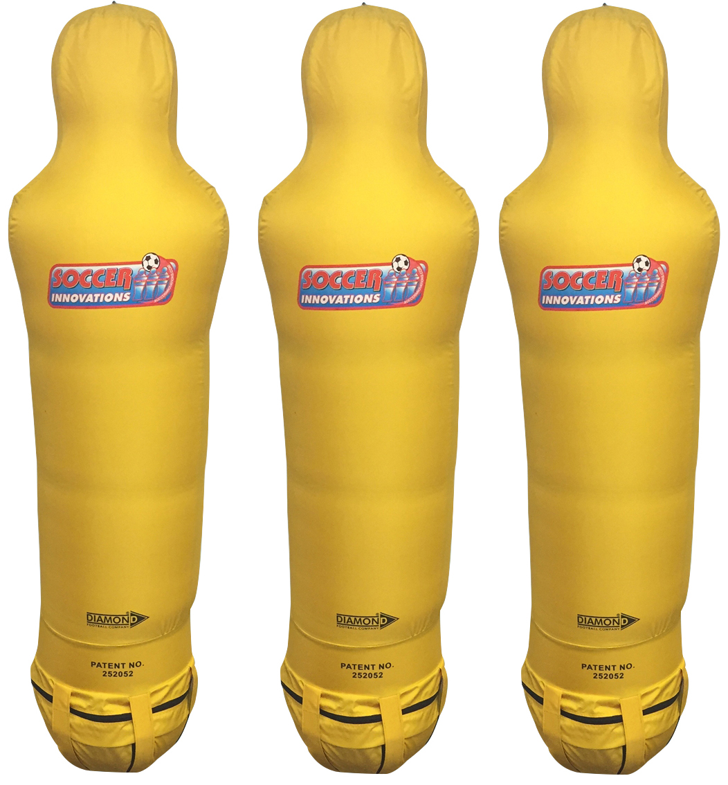 E112201 BUD Blow Up Dummy Soccer Mannequins SET 3