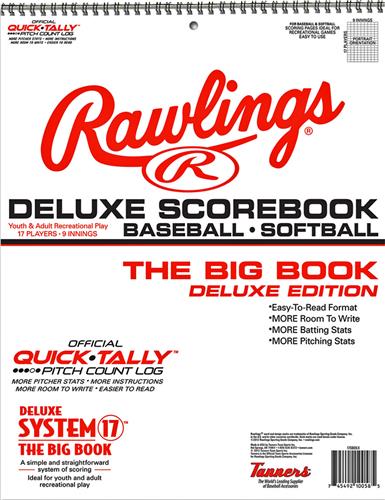 Rawlings Big Book Baseball/Softball Scorebook