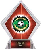 2" Saturn Soccer Red Diamond Ice Trophy 2" Saturn Soccer Red Diamond Ice Trophy