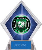 2" Legacy Soccer Blue Diamond Ice Trophy 2" Legacy Soccer Blue Diamond Ice Trophy