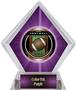 Awards Legacy Football Purple Diamond Ice Trophy