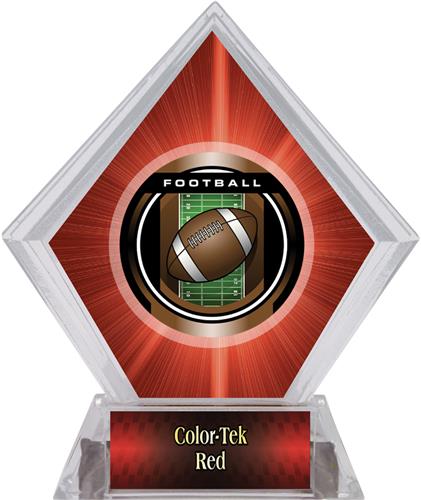 Awards Legacy Football Red Diamond Ice Trophy. Personalization is available on this item.
