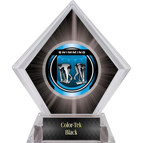 Awards Legacy Swimming Black Diamond Ice Trophy. Personalization is available on this item.