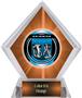 Awards Legacy Swimming Orange Diamond Ice Trophy