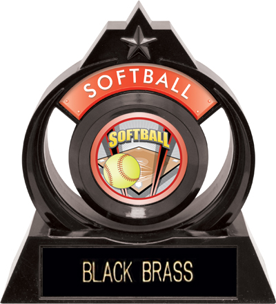 Hasty Awards Eclipse 6" ProSport Softball Trophy. Engraving is available on this item.