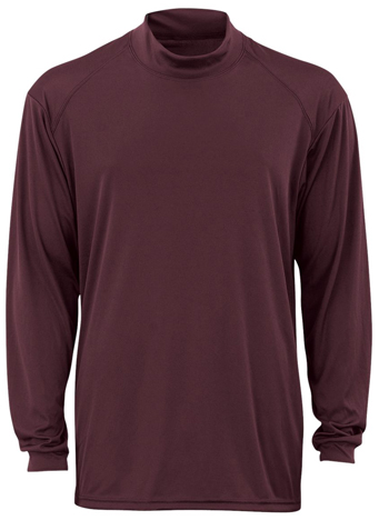 Badger B-Core L/S Mock Neck Performance Shirts. Printing is available for this item.