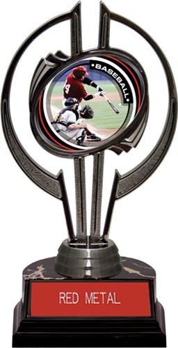 Black Hurricane 7" P.R.1 Baseball Trophy. Engraving is available on this item.