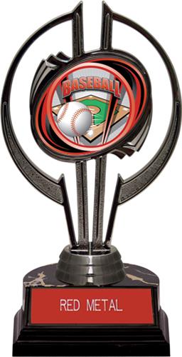 Black Hurricane 7" ProSport Baseball Trophy. Engraving is available on this item.