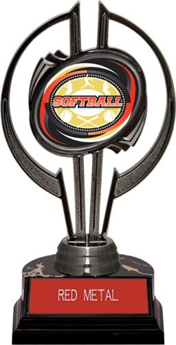 Black Hurricane 7" Classic Softball Trophy. Engraving is available on this item.