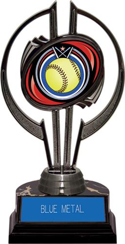 Black Hurricane 7" Eclipse Softball Trophy. Engraving is available on this item.