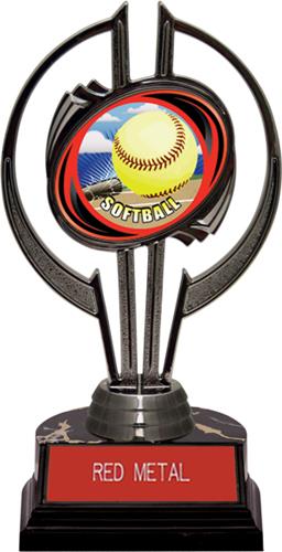 Awards Black Hurricane 7" HD Softball Trophy. Engraving is available on this item.