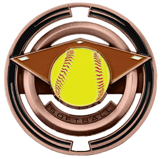 Hasty Awards Softball 3" Saturn Medals. Personalization is available on this item.