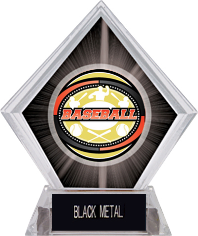 Awards Classic Baseball Black Diamond Ice Trophy. Engraving is available on this item.