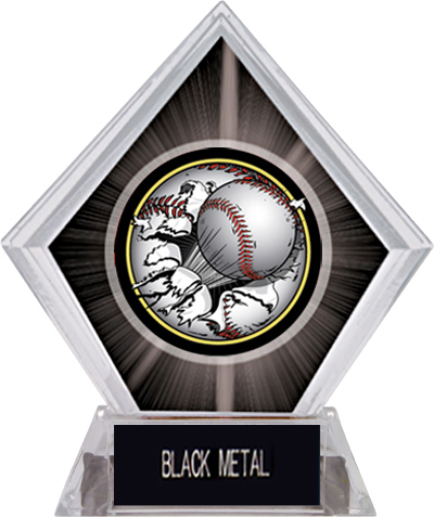 Awards Bust-Out Baseball Black Diamond Ice Trophy