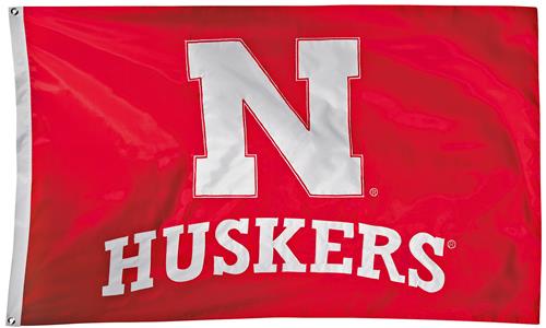 Collegiate Nebraska 2-Sided Nylon 3'x5' Flag