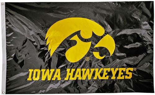 Collegiate Iowa 2-Sided Nylon 3'x5' Flag